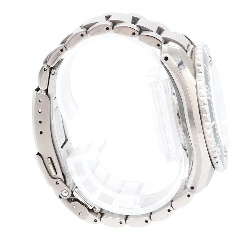 【6wkc0154】セイコー プロスペックス ダイバースキューバ GMT SBEJ009/6R54-00D0 グリーン文字盤【中古】腕時計 メンズ