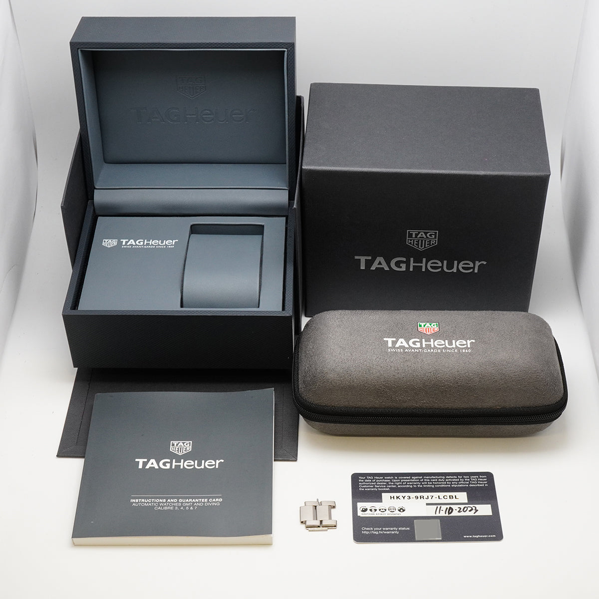 【6wkc0158】タグホイヤー アクアレーサー プロフェッショナル 300 WBP208B グリーン文字盤【中古】腕時計 メンズ