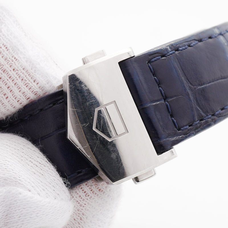 【6wkc0160】タグホイヤー カレラ キャリバー5 WBN2112 ネイビー文字盤【中古】腕時計 メンズ