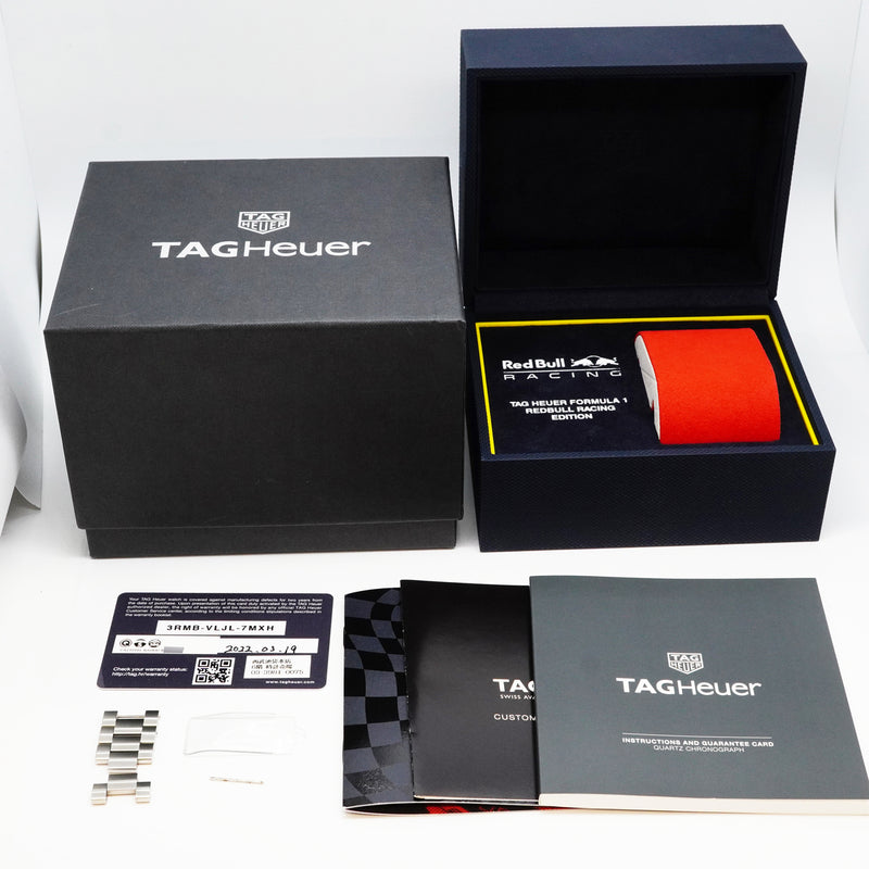 【6wkc0212】タグホイヤー フォーミュラ1 レッドブル レーシング CAZ101AL 青文字盤【中古】腕時計 メンズ