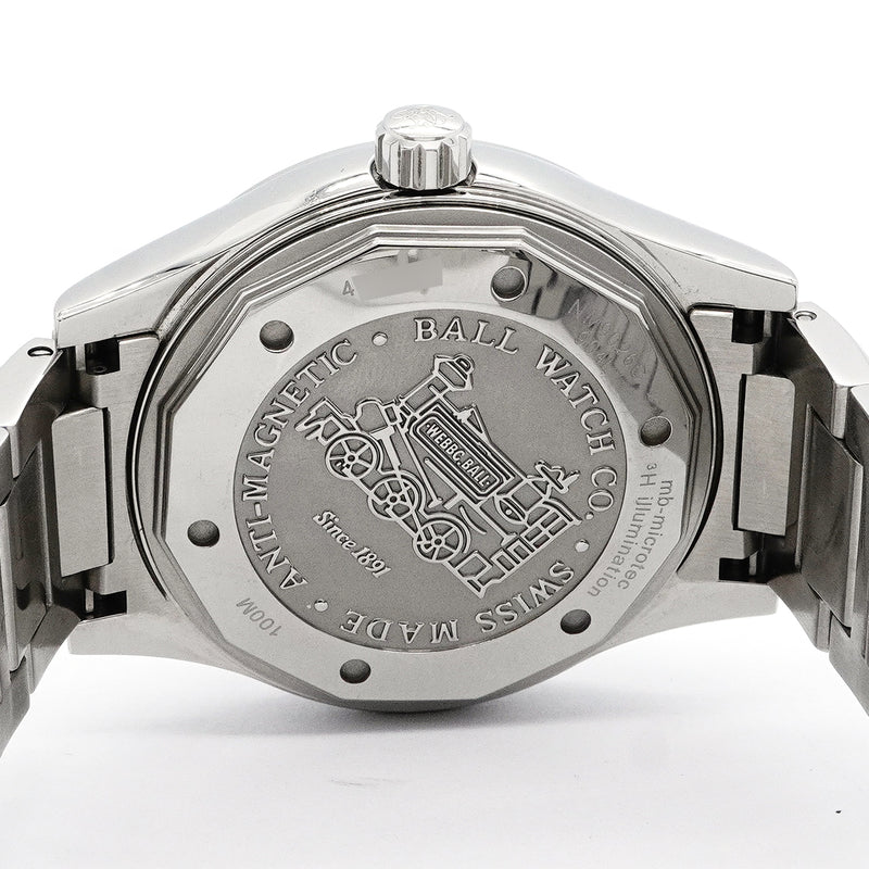 【6wkc0213】ボールウォッチ エンジニア III マーベライト クロノメーター NM9026C-S6CJ-IBE 青文字盤【中古】腕時計 メンズ