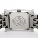 【6wkc0218】エルメス Hウォッチ ダイヤベゼル HH1.230 シルバー文字盤【中古】腕時計 レディース