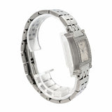 【6wkc0218】エルメス Hウォッチ ダイヤベゼル HH1.230 シルバー文字盤【中古】腕時計 レディース