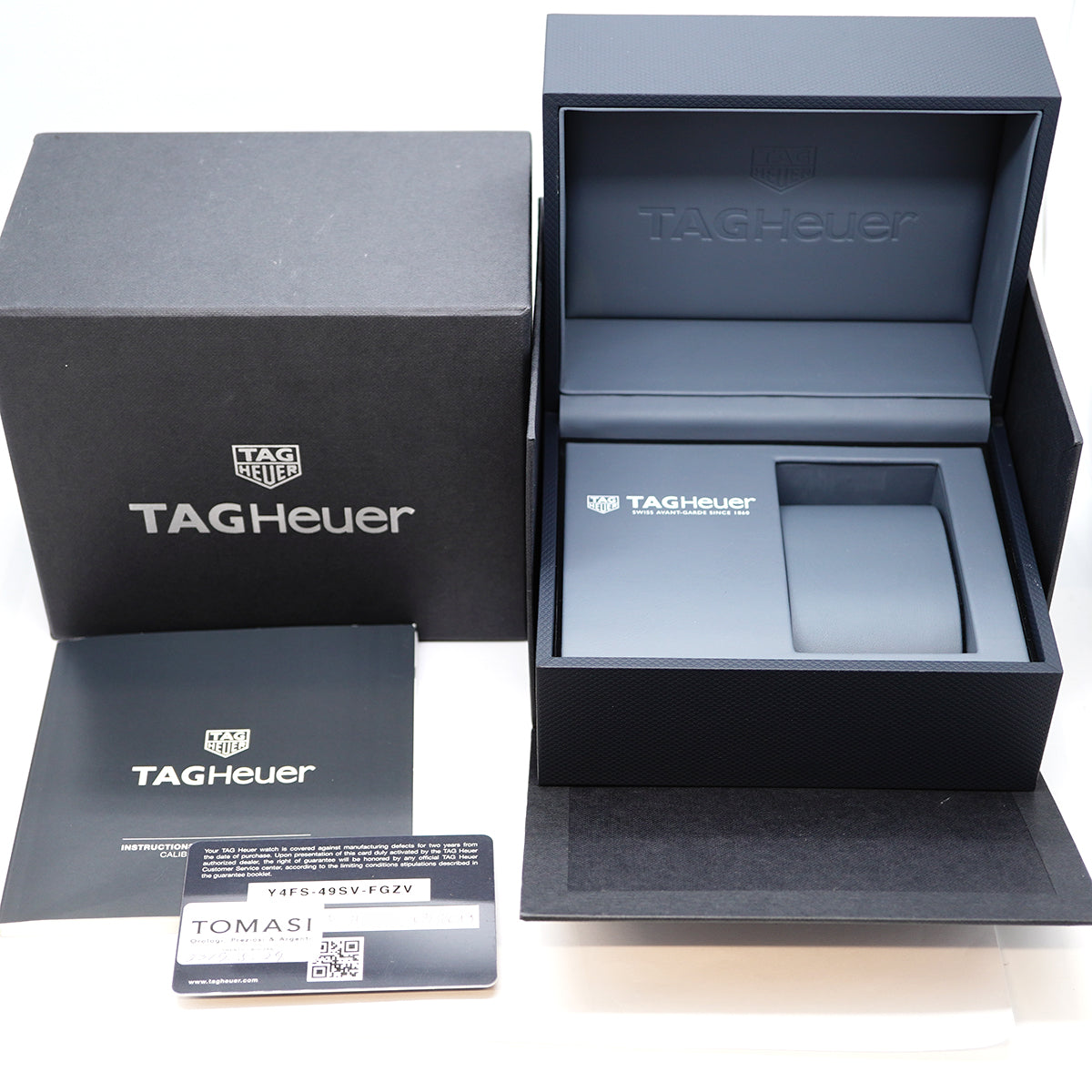 【6wkd0285】タグホイヤー カレラ キャリバー ホイヤー01 CAR2A90 スケルトン文字盤【中古】腕時計 メンズ