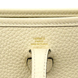 【6fb2960】エルメス ショルダーバッグ エヴリンTPM トリヨンクレマンス クレーム ゴールド金具 K刻印【中古】レディース