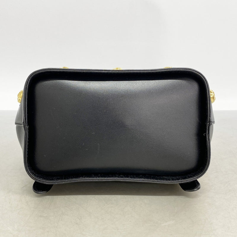【6fc4655】サルヴァトーレフェラガモ リュック・デイパック レザー ブラック ゴールド金具【中古】レディース