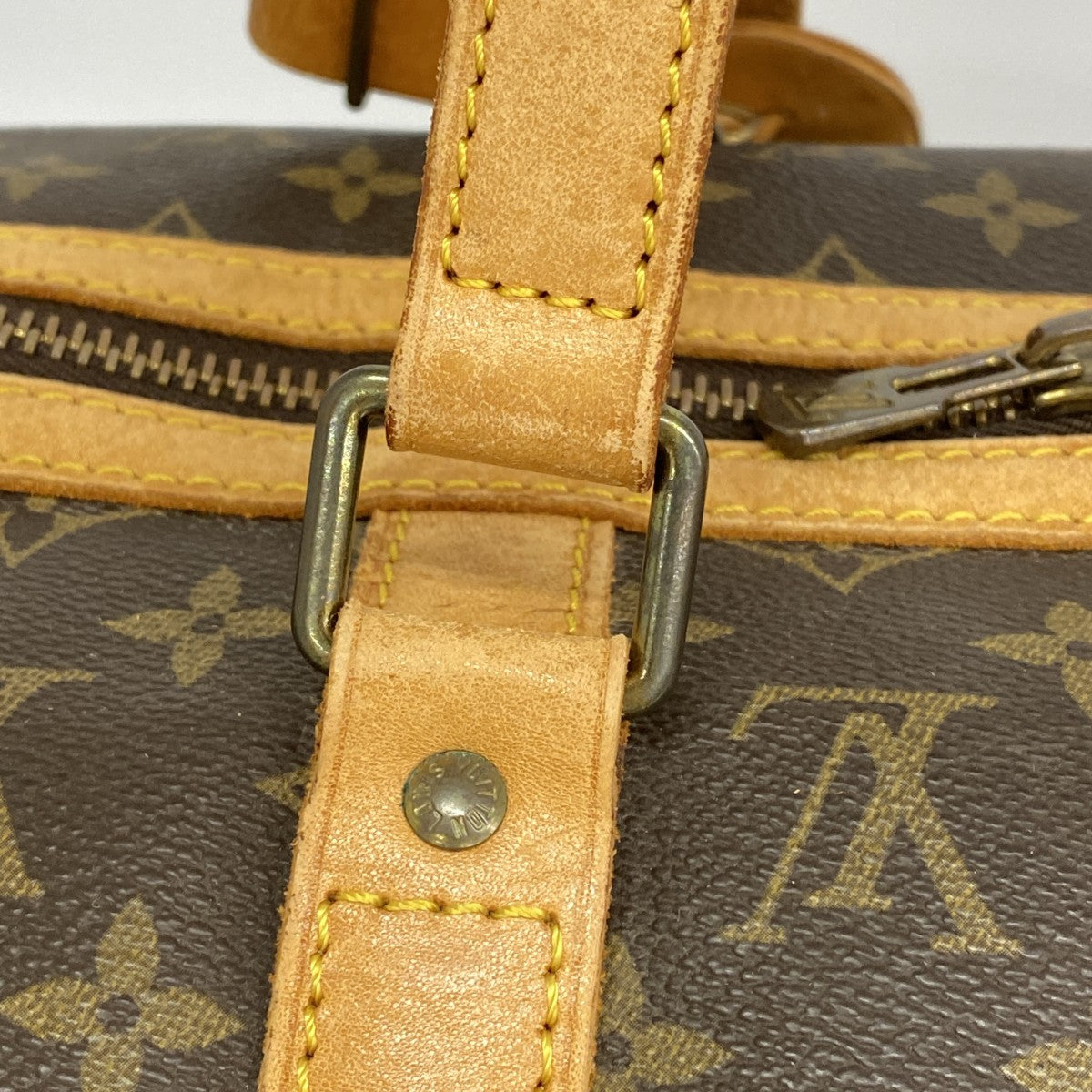 【6fb2661】ルイヴィトン ボストンバッグ モノグラム サックスプール45 M41624 ブラウン【中古】メンズ レディース ユニセックス