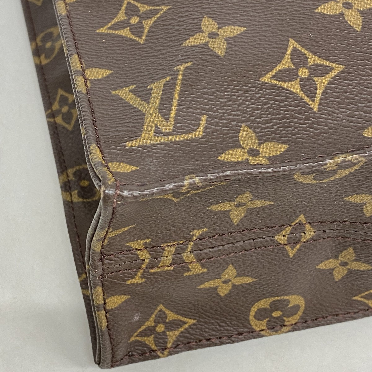 【6fb2660】ルイヴィトン トートバッグ モノグラム サックプラ M51140 ブラウン【中古】レディース