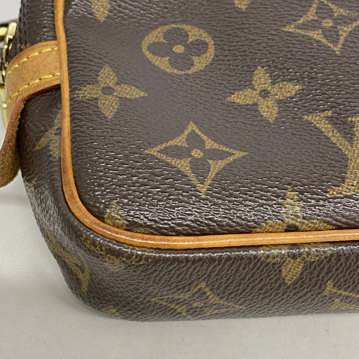 【6fb2657】ルイヴィトン ショルダーバッグ モノグラム ポシェットマルリーバンドリエール M51828 ブラウン【中古】レディース