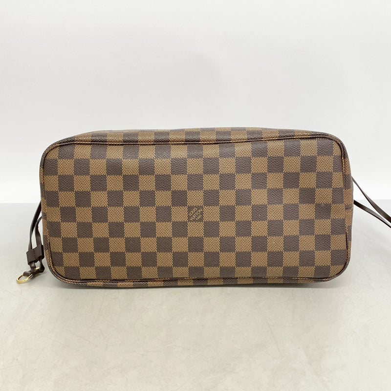 【6fb2654】ルイヴィトン トートバッグ ダミエ ネヴァーフルMM N51105 エベヌ【中古】レディース
