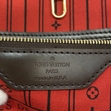 【6fb2654】ルイヴィトン トートバッグ ダミエ ネヴァーフルMM N51105 エベヌ【中古】レディース