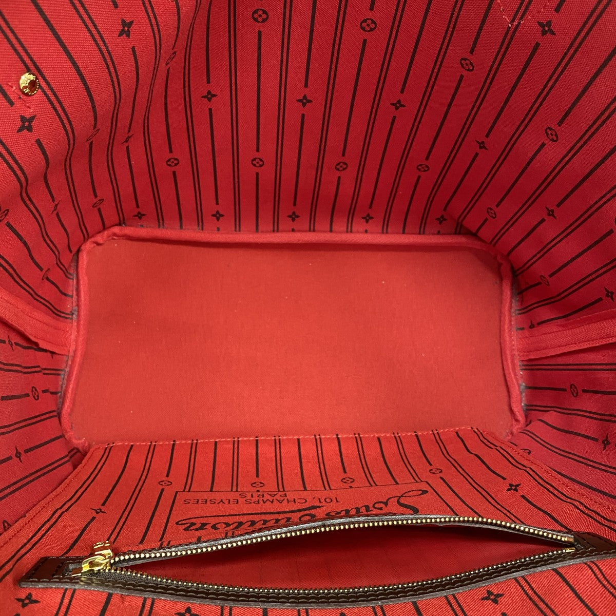 【6fb2654】ルイヴィトン トートバッグ ダミエ ネヴァーフルMM N51105 エベヌ【中古】レディース